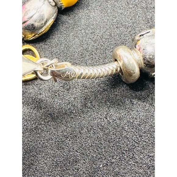 Stunning Bradford exchange charmed Fashionable Fan Steelers Bracelet RETAILS $15 - Picture 10 of 13